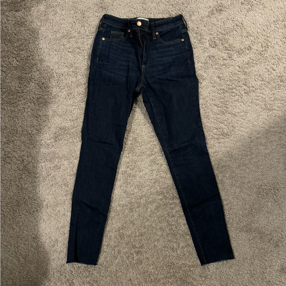 Women's Dark Blue Jeans